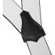 Y-Bretelles noirs Large pour les boutons