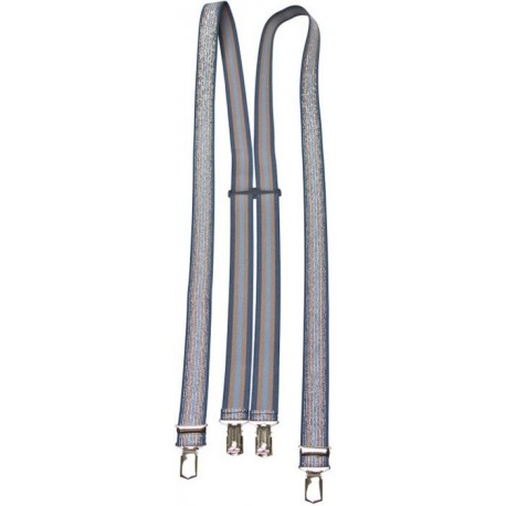 Bretelles motifs - Bleu