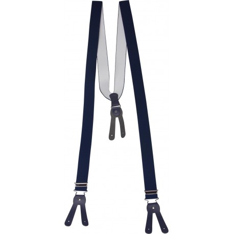 Bretelles Large bleu foncé pour les boutons
